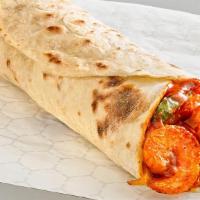 Shrimp Diablo Taco · Freshly grilled shrimp with onions, peppers, & tomatoes and marinated with spicy signature d...