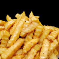 Seasoned Fries · Vegetarian. Fries are deep fried to crispy delight and seasoned with a blend of salts, spice...