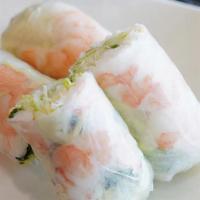 Gỏi Cuốn Tôm (2 Pc) · Shrimp summer roll.