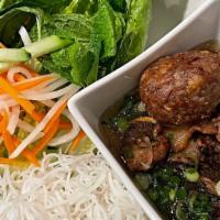 Bún Chả Hà Nội · Hanoi style grilled pork on rice vermicelli.