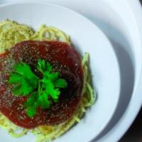 Spaghetti · With meat sauce or meat balls.