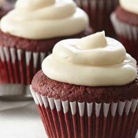 Red Velvet · Signature vanilla cake with a hint of cocoa and a generous amount of cream cheese frosting.