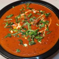Paneer Makhani · Indian cheese in a mild creamy butter sauce. Served with rice.