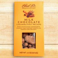 Milk Chocolate Caramelized Pecans, 4.5 Ounces · Sweet and savory pecans, coated in milk chocolate and pumpkin spice.