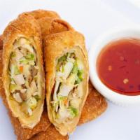 Egg Roll · Chicken, carrots, cabbage