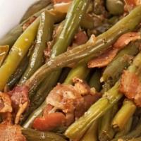 Southern String Beans · Cooked w/ Smoked turkey.