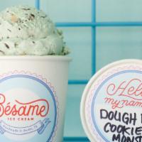 Dough Boys Cookie Monster (Pint 16 Oz.) · Gluten Free. Fresh mint ice cream chock full of shaved chocolate & salted chocolate chip coo...