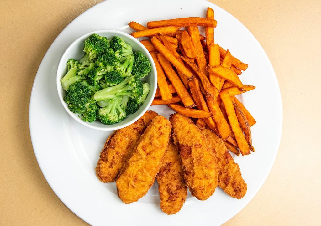 Chicken Tender Dinner · Our delicious chicken tenders, served with two side order choices. Or you can 