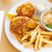 Fish & Chips  · A New England favorite, golden fried fish served with fries and one side order choice.