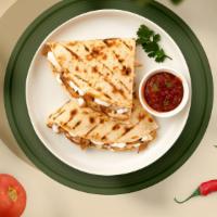 Beef Bluff Quesadilla · Beef and cheese wrapped in a grilled tortilla.