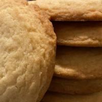 Sugar Cookies · The product contains dairy and nut extracts. Ingredients: love, flour, castor sugar, eggs, b...