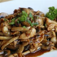 Chicken With Mixed Mushrooms · Chicken fillet, assorted mushrooms, green onion. (Rice Not Included)