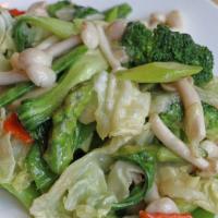 Stir-Fried Assorted Vegetables · vegetarian. (Rice Not Included)