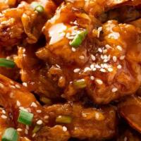Sticky Chicken Wings  · (Only Wednesdays)  $!5.00 Lg sold with two sides and 6 pcs chopped up. Sm $13.00 two sides 3...