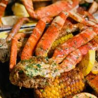 Reg Crab And Shrimp · 10 oz. cluster and 6 shrimp