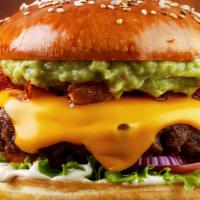 The Classic Cheeseburger · Create your own cheeseburger. Your choice of a freshly grilled 1/4 lb, 1/3 lb or 1/2 lb beef...