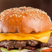 The Classic Burger · Create your own burger. Your choice of a freshly grilled 1/4 lb, 1/3 lb or 1/2 lb beef patty...