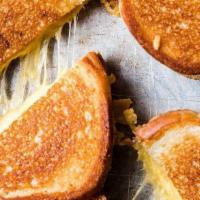 Grilled Cheese  · white bread toasted with herbs and garlic