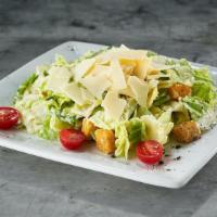 Caesar Salad · Romaine hearts, Parmesan and Romano, creamy caesar.