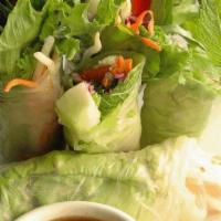 S-1.Fresh Rolls · Tofu, lettuce, basils, carrots, red cabbages, bean sprouts, mints, green onions and cilantro...