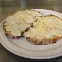 Garlic And Melted Mozzarella Bread · 