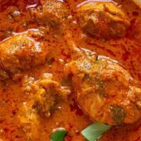 Chettinad Curry · Chicken Curry , cooked with Chettinad spices and a touch of coconut.