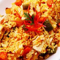 Indian Style Fried Rice · Fried  Rice with Veg / egg/chicken fried with south Indian masala.