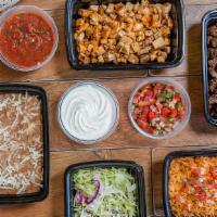 Taco & Margarita Party Pack · *Pickup and Curbside only.*. Choose two proteins:  chicken, steak or carnitas. Plus, all the...