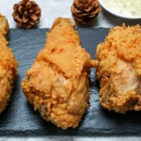 Fried Chicken Leg Platters (3 Pcs) · 