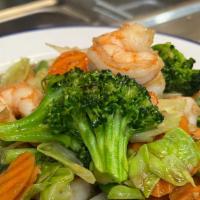 Mix Veggies · Gluten free.Choice of meat with mix vegetables.broccoli,carrot,mushrooms,cabbage