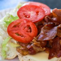 The One & Only Blt · Bacon | Bacon | Bacon | Provolone |Lettuce | Tomato | Mayonnaise.