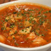 Charm City Crab Soup Bowl · Jumbo Lump Crab Meat, Roasted Corn, Red Potatoes, Green Beans, Stewed Tomatoes, Beef & Crab ...
