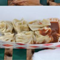 Nepalese Dumpling Veg Momos · Mixed vegetables grounded with nepalese spices.