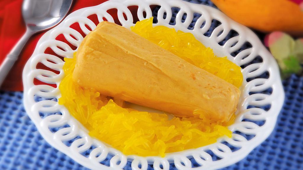 Mango Kulfi · Delicious Indian flavored ice cream.