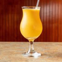 Mango Lassi · Cold drink consisting of sweetened mango pulp and yogurt.