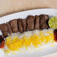 Barg · Marinated slices of certified Angus beef strip loin. Marinated in Yekta’s special spices and...