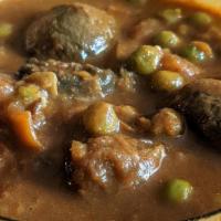 Mushroom Matar · Fresh cut mushroom & peas delicately cooked in a curry made of onions, tomatoes, minced garl...