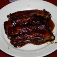 Boneless Spare Ribs · Comes with egg roll and pork rice. hot and sour soup or chicken rice soup for an additional ...