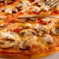 Mushroom · Tomato sauce, mozzarella, and mushrooms.