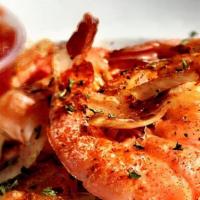 Medium Steamed Shrimp · Medium shrimp.