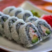 California Roll · One crab, cucumber, and avocado.