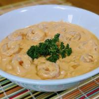 Stroganoff Shrimp · A full cup  of our famous Stroganoff Shrimp. Rice is not included.
