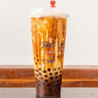 Dirty Boba · Our dirty boba boba is a rich and creamy boba drink. Brown sugar boba, with organic lactose ...