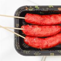 Taiwanese Bbq Sausage · Two pieces per order. The Sodium (Salt) Content of This Item is Higher Than The Total Daily ...