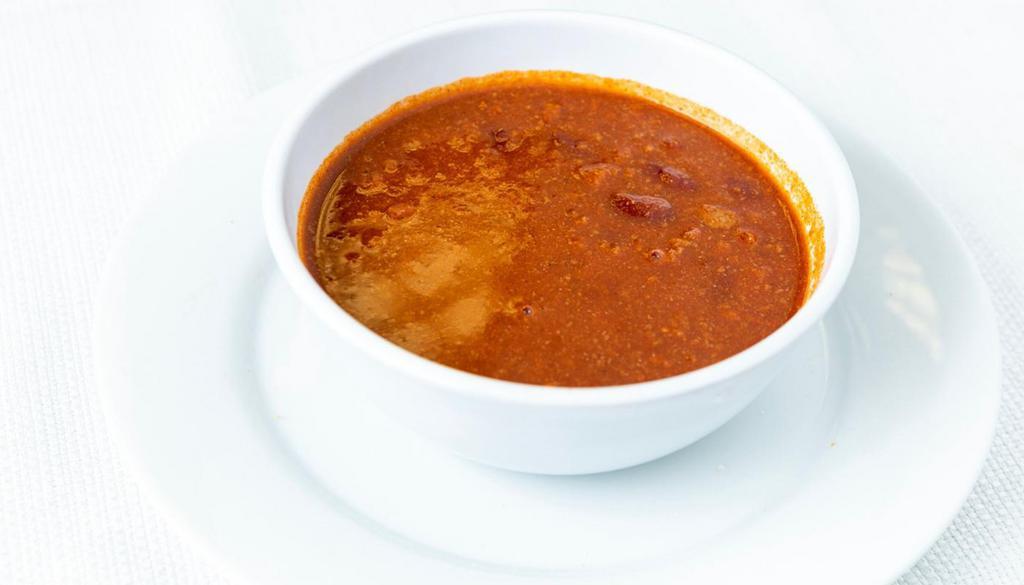 Turkey Chili · Our traditional chili made with ground turkey, beans and tomato sauce