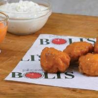 Boli Boneless Bites · Try our boneless bites. There's no bones about it!