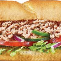 Tuna · You’ll love every bite of our classic tuna sandwich. 100% wild caught tuna blended with crea...