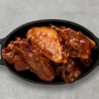 Korean Bbq Wings · Served with blue cheese or ranch.