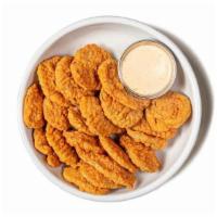 Pickle Chips (Gf) · gf- gluten free; buttermilk brined pickle chips, served with jalapeno ranch