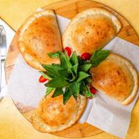 Plain Calzone · Stuffed with ricotta and mozzarella cheeses.
